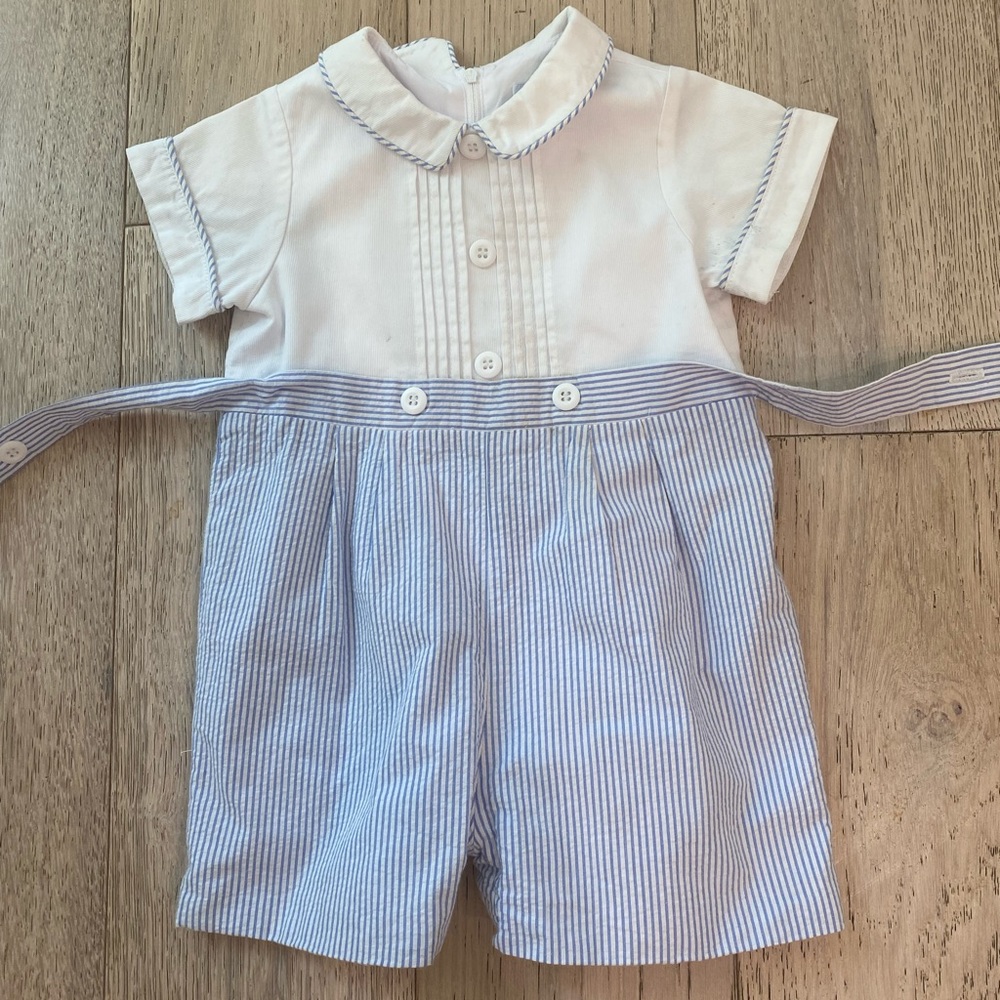 Florence Eiseman Boys Seersucker Suit 24 mos